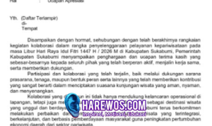 Apresiasi Kolaborasi Pariwisata Idul Fitri Dari Pemkab Sukabumi