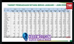 Cadangan Beras Pemerintah Kini Sentuh 5,37 juta Ton, Tertinggi Sepanjang Sejarah