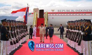 Prabowo Tiba di Filipina untuk Hadiri KTT ASEAN, Disambut Tarian dan Pasukan Jajar Kehormatan