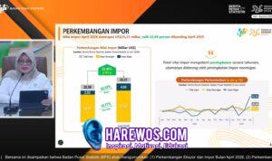 Berlanjut 72 Bulan Berturut-turut, Indonesia Catat Surplus Neraca Perdagangan USD 89,1 Juta pada April 2026