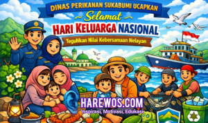 Dinas Perikanan Sukabumi Ucapkan Selamat Hari Keluarga Nasional, Teguhkan Nilai Kebersamaan Nelayan