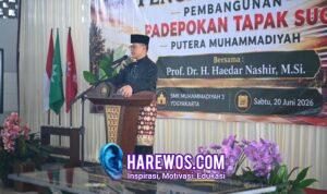 Ketum IPSI Sugiono Hadiri Pengajian Akbar Pembangunan Padepokan Tapak Suci di Jogja