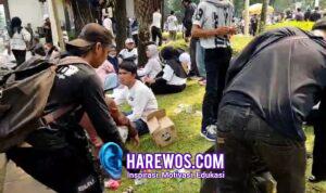 Supplier MBG Turun ke Jalan, Bagikan Buah dan Ikut Bersih-Bersih Pasca Demo