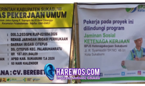 Dinas PU Sukabumi Rehabilitasi Jaringan Irigasi Citepus, Perkuat Ketahanan Pangan Petani Jadi Berkah Mubarokah
