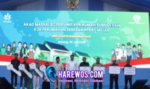 Prabowo Saksikan Akad Massal KPR FLPP untuk 62.710 Penerima, dari Guru SD hingga Pengemudi Ojol