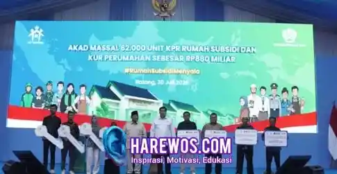 Prabowo Saksikan Akad Massal KPR FLPP untuk 62.710 Penerima, dari Guru SD hingga Pengemudi Ojol
