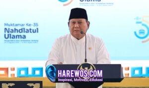 Di Muktamar NU Jombang, Prabowo Komitmen Sempurnakan Makan Bergizi Gratis