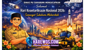Dinas PU Sukabumi Sambut Hari Keantariksaan Nasional 2026 Semangat Muabrokah Bangun Negeri Menuju Masa Depan