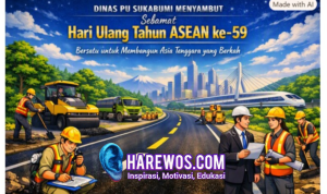 Dinas PU Sukabumi Sambut Hari Ulang Tahun ASEAN ke-59 Semangat Kolaborasi dan Pembangunan Berkelanjutan