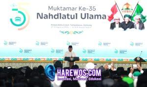 Muktamar ke-35 NU Jombang, Prabowo Tegaskan NU Selalu Hadir di Saat Krisis