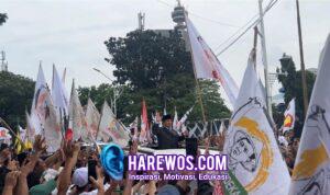Prabowo Sapa Puluhan Ribu Massa di Gerbang Pemuda, Usai Pidato RUU APBN 2027 dan Nota Keuangan di DPR RI